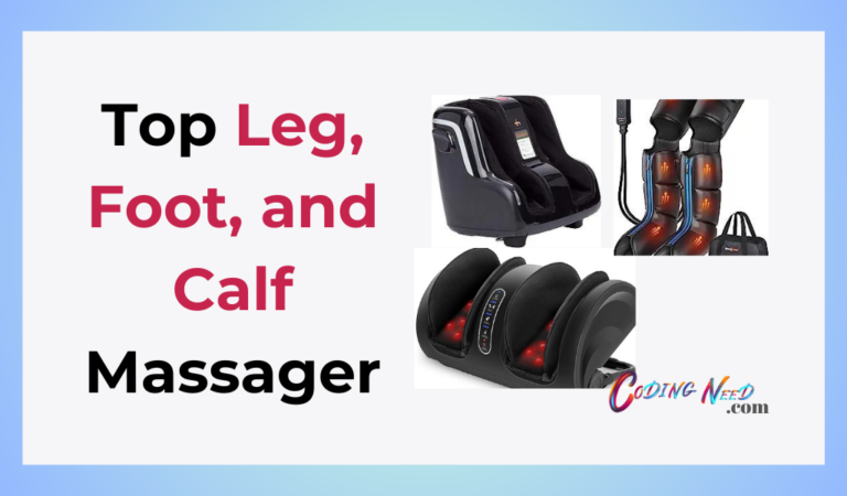 Read more about the article Top Leg, Foot, and Calf Massager Pick! : Experience the Best in Pain Relief